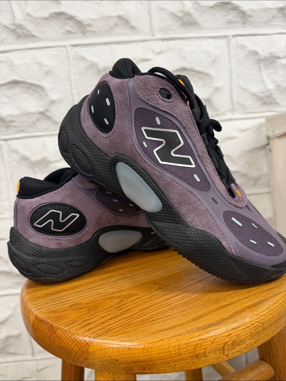 New Balance Fresh Foam BB v3 'Dark Ice Wine Black Hot Marigold'